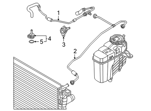 2021 Audi A7 Sportback Hoses, Lines & Pipes Diagram