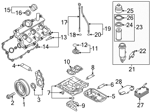 2015 Audi A7 Quattro Senders Diagram 2