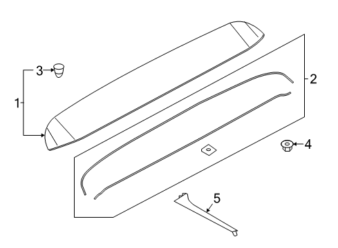 2024 Audi Q5 Rear Spoiler
