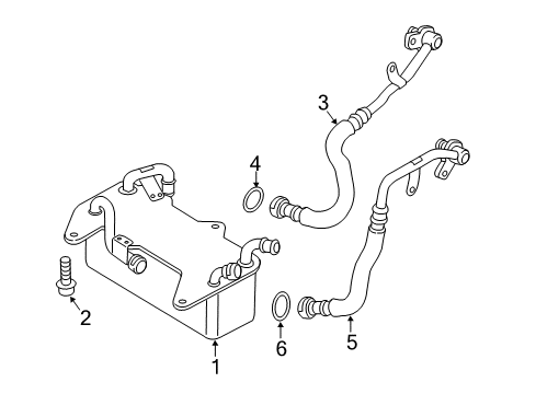 2016 Audi A6 Quattro Trans Oil Cooler Diagram