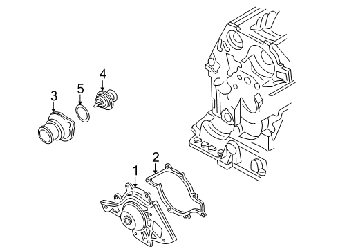 1998 Audi A8 Quattro Water Pump Diagram
