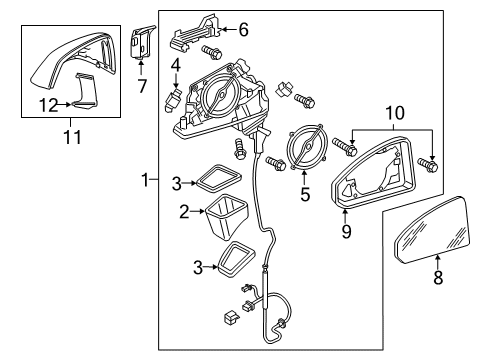 2024 Audi Q5 PHEV Lane Departure Warning Diagram