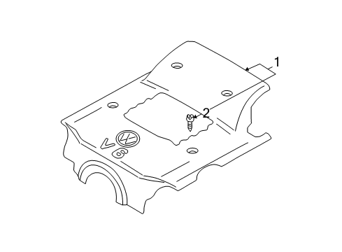 1998 Audi A6 Engine Appearance Cover