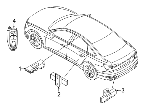 2024 Audi S6 Electrical Components Diagram