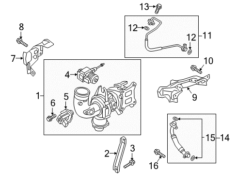 2021 Audi Q7 Turbocharger Diagram