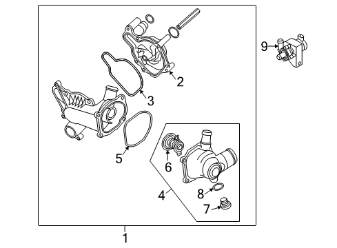 2011 Audi S6 Water Pump Diagram