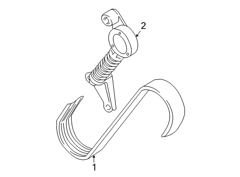 2004 Audi A4 Belts & Pulleys - Maintenance Diagram 2