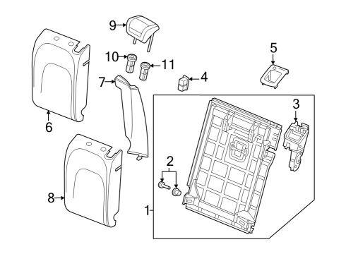 2024 Audi SQ8 e-tron Sportback Rear Seat