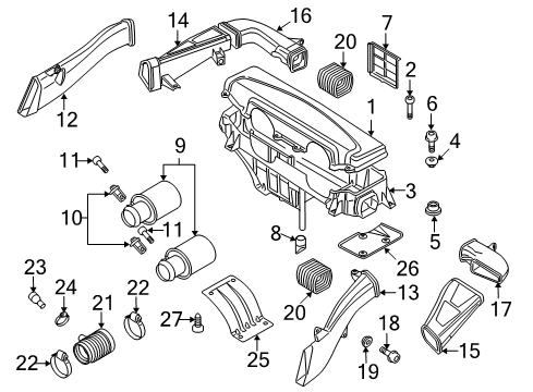 2010 Audi R8 Air Intake Diagram