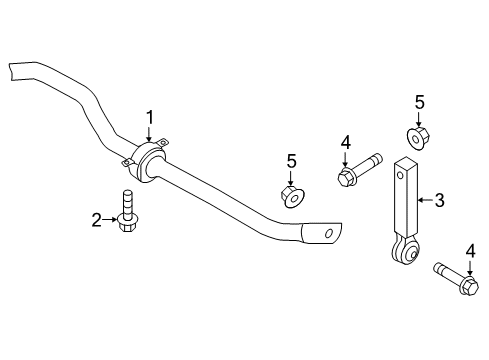 2025 Audi Q5 Stabilizer Bar & Components