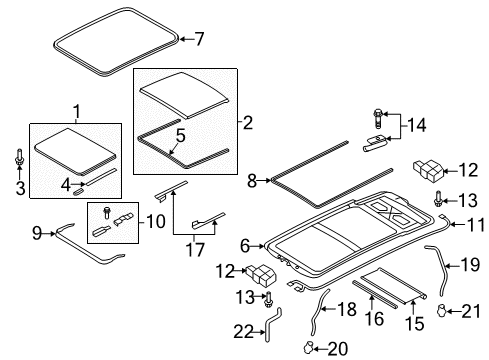 2010 Audi A4 Quattro Sunroof Diagram 2