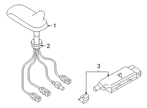 2011 Audi A3 Quattro Antenna & Radio Diagram 2