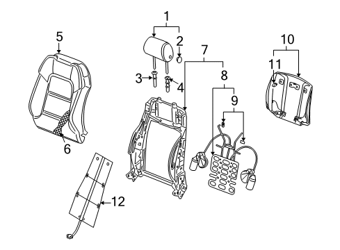 2007 Audi RS4 Heated Seats Diagram 3