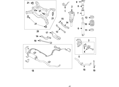 2019 Audi Q8 Air Spring Diagram for 4M0-616-001-AM