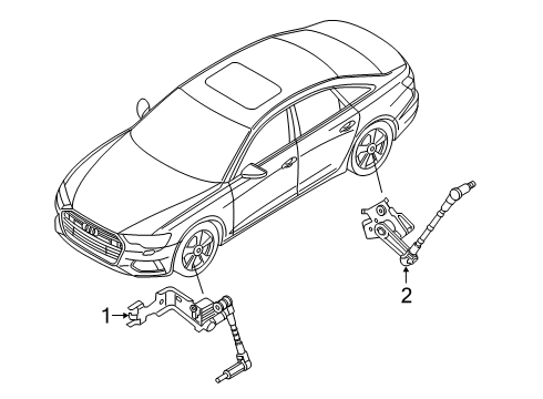 2025 Audi S6 Electrical Components Diagram 2