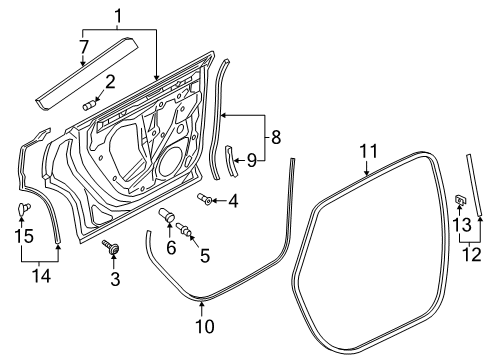 2024 Audi Q8 Door & Components