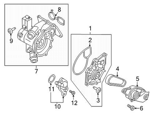 2025 Audi A4 allroad Water Pump