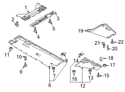 2024 Audi A7 Sportback Nut Diagram for WHT-011-348