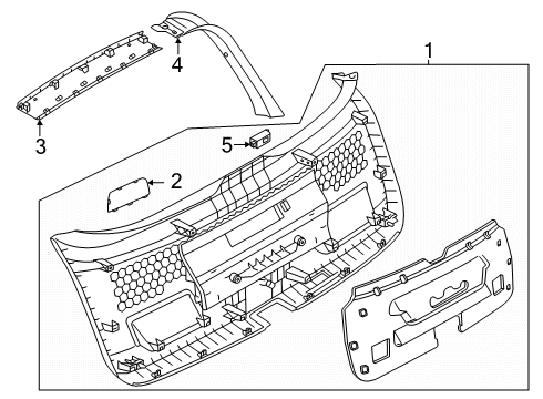2025 Audi SQ6 e-tron Interior Trim - Lift Gate