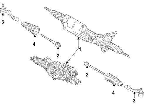 2022 Audi Q8 Steering Gear & Linkage - Steering Diagram 2