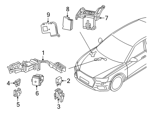 2020 Audi S7 Sportback Fuse & Relay Diagram 2
