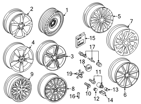 2014 Audi S5 Wheels Diagram 3
