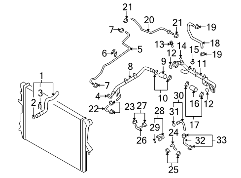 2010 Audi Q7 Hoses, Lines & Pipes Diagram 6