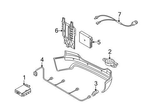 2010 Audi A4 Electrical Components Diagram
