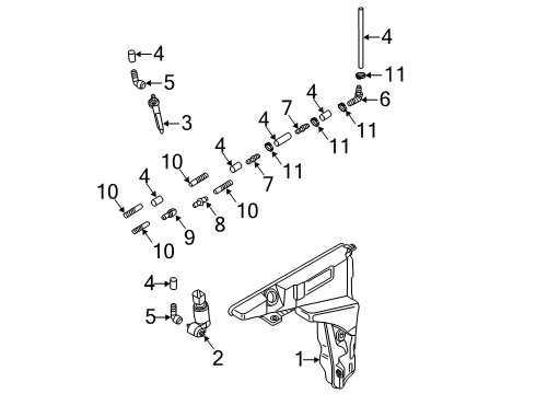 2020 Audi A6 Quattro Wiper & Washer Components