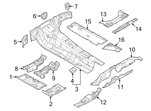 2025 Audi A6 allroad Floor & Rails