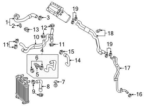 2018 Audi S7 Hoses, Lines & Pipes Diagram
