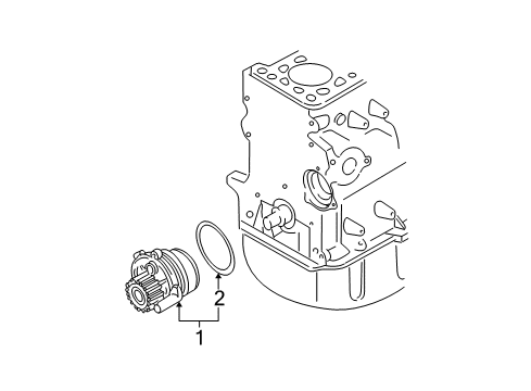 2002 Audi A4 Water Pump Diagram