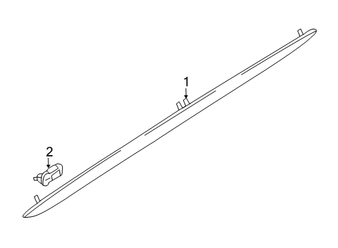 2025 Audi A4 Quattro Exterior Trim - Pillars