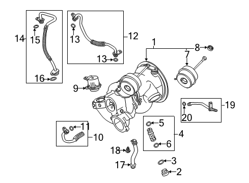 2024 Audi S5 Turbocharger Diagram