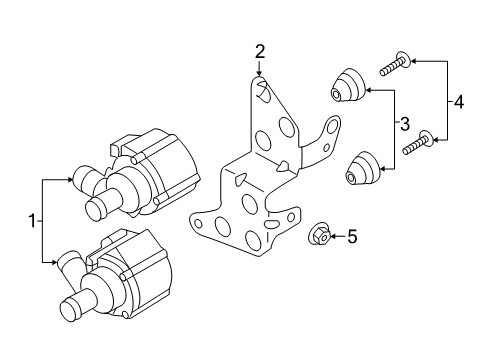 2019 Audi Q5 Water Pump Diagram