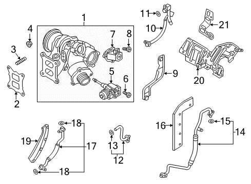 2017 Audi TTS Quattro Turbocharger Diagram