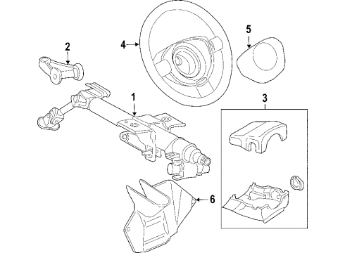 2000 Audi TT Steering Column Diagram