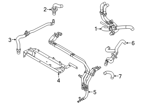 2021 Audi e-tron Sportback Hoses, Lines & Pipes Diagram 2