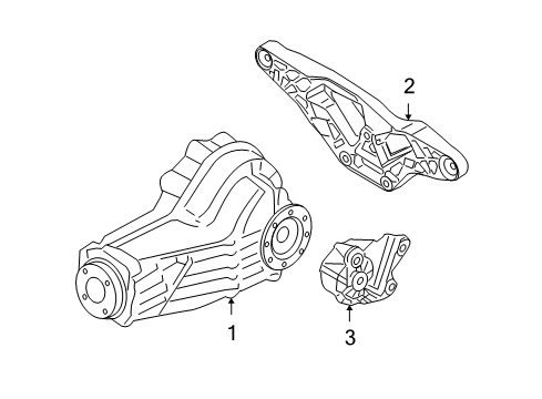 2010 Audi A6 Quattro Axle & Differential - Rear