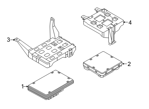 2020 Audi A8 Quattro Electrical Components Diagram 11