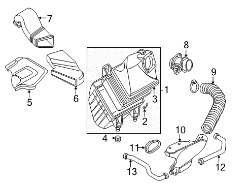 1996 Audi A4 Air Intake Diagram