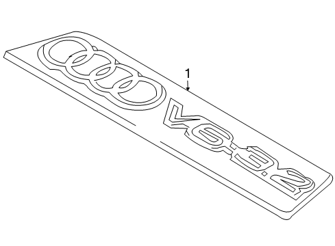 2009 Audi TT Quattro Engine Appearance Cover Diagram