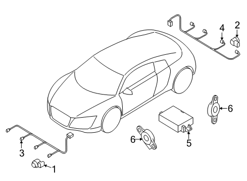 2014 Audi R8 Electrical Components Diagram 4