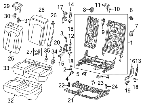 2022 Audi RS Q8 Padding Diagram for 4M8-885-375-E
