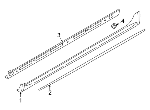 2024 Audi A4 allroad Exterior Trim - Pillars