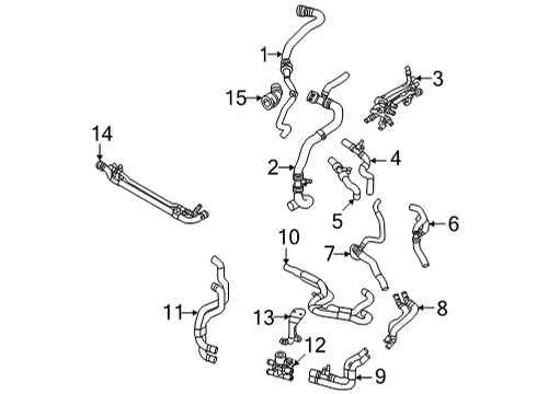 2021 Audi A7 Sportback Hoses, Lines & Pipes Diagram 4