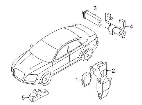 2007 Audi A4 Quattro Tire Pressure Monitoring Diagram 2