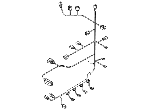 2011 Audi TT Quattro Wiring Harness