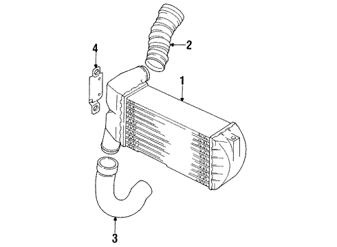 1986 Audi 5000 Intercooler Diagram
