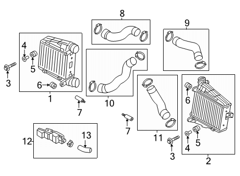 2024 Audi A8 Quattro Intercooler Diagram